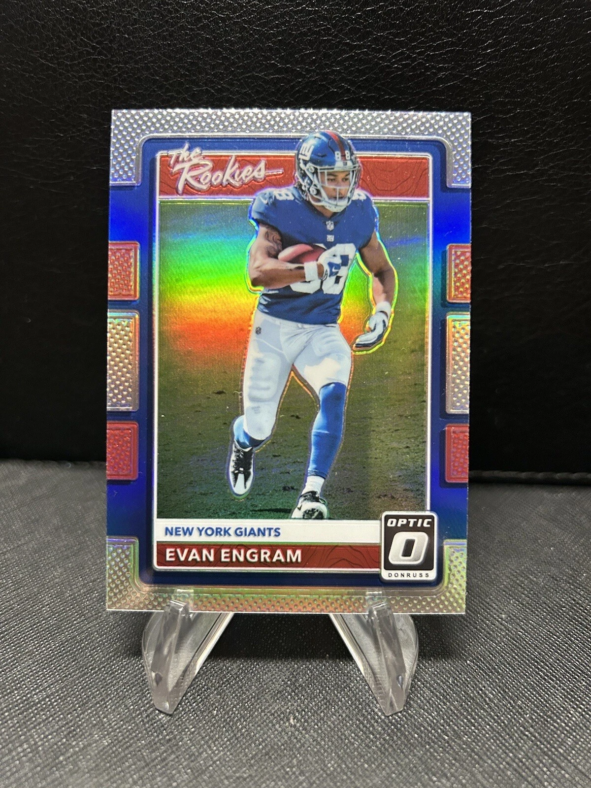 2017 Panini Donruss Optic The Rookies Silver Holo Prizm Evan Engram Rookie RC 10