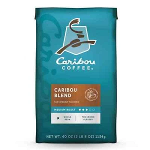 Caribou Coffee Whole Bean, Caribou Blend , 40 Oz. - Picture 1 of 3