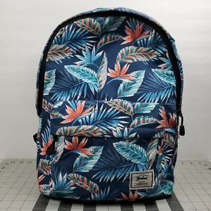 Mochila de lujo marca Yuluo con bolsillo delantero e interior acolchado azul/melocotón/verde - Imagen 1 de 7