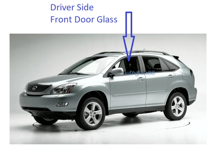 Fits: 2004-2009 Lexus RX330 RX350 RX400 Front Door Window Glass Driver Side Foto 1 de 1