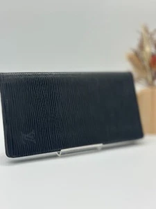 Louis Vuitton Epi Portefeuille Brazza Wallet Black M63732 - Picture 1 of 18