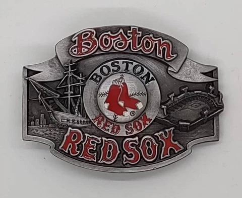 Vintage Boston Red Sox Belt Buckle Cover