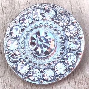 Schöner Strass Wechsel Druckknopf Noosa 18 mm für Druckknopf Schmuck  - Bild 1 von 2