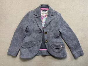 Joules Girls Gray Button Jacket 4 years - Picture 1 of 21