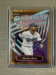 Mookie Betts 2023 Topps Finest Headliners Gold Mini Diamond /50 - Picture 1 of 3