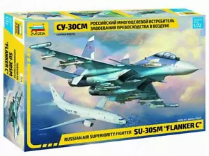 Russian Air Superiority Fighter SU-30 SM 7314 Zvezda 1:72 ¡Nuevo! - Imagen 1 de 1