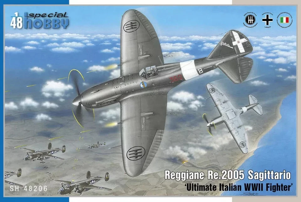 Special Hobby Reggiane Re.2005 Sagittario Italian WWII Fighter modellismo
