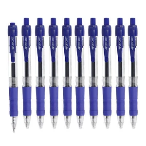 10x Gelschreiber Kugelschreiber Stifte Kuli Gel Pen Büro Office Schule Uni blau - Bild 1 von 6
