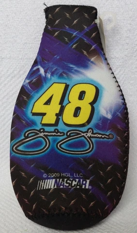 Jimmie Johnson Hendrick MS #48 2009 Zip-Up Bottle Coozie Cooler Cover