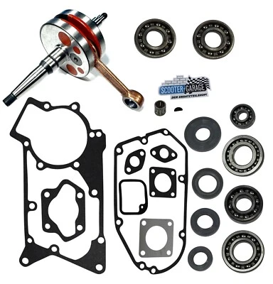 Sport Kurbelwelle + Lager Set C3 + Dichtsatz für Simson S51 S53 Schwalbe KR51/2 - Bild 1 von 4