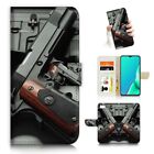( For Iphone 5 / 5s ) Wallet Flip Case Cover Pb23919 Gun