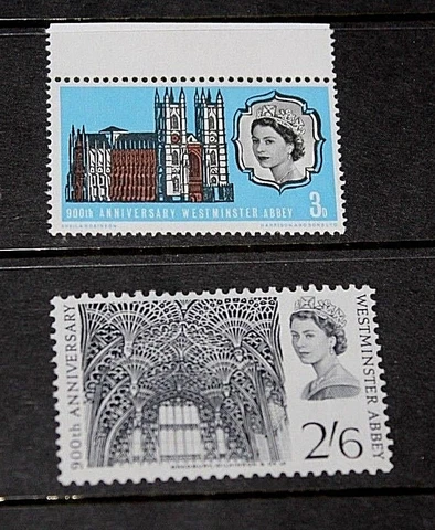 GREAT BRITAIN 1966  900TH ANN WEST MINISTER ABBEY SET OF 2  FINE M/N/H COND Cover
