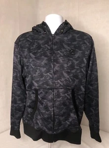 Gecko Function XSC Grey Digital Camo Hooded Full Zip Jacket Mens Medium - Picture 1 of 17