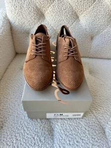 Crown Vintage Praline Brown Lace Up Loafers Size 7.5 NEW - Picture 1 of 7