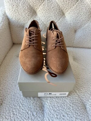 Mocasines Crown Vintage Praliné Marrón Con Cordones Talla 7.5 NUEVO Foto 1 de 4