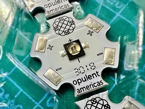 Lot 2pc Opulent Americas Star Board IR LED Module, 940nm, 150°, 970mW, 16W - Picture 1 of 10
