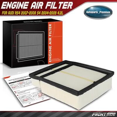 New Engine Air Filter for Audi RS4 2007-2008 S4 2004 2005 2006 2007-2009 V8 4.2L - Image 1 of 4