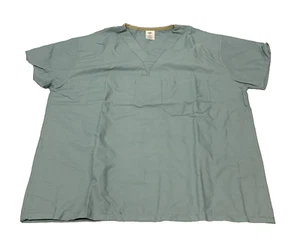 Medline Works Unisex Scrub Top 510NTZM-CF Misty Medium - Picture 1 of 6
