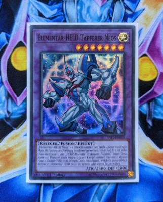 Yu-Gi-Oh! Elementar-HELD Tapferer Neos SAST-DE035 Super Rare! Deutsch! 2.Auflage - Bild 1 von 2