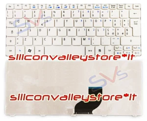 Tastiera ITA MP-09H2610 Bianco GATEWAY LT21 PACKARD BELL DOT SE SE2 S-E3 - Foto 1 di 1