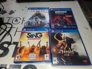 Sony Ps4 Nioh 2, Anthem, Wolfenstein Young Blood and Let's Sing Country LOTE-LEER - Imagen 1 de 15