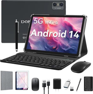 Tablet Android 2025 Ultimi Tablet, Tablet 10 Pollici (4+4)GB RAM 64GB ROM 1TB - Foto 1 di 9
