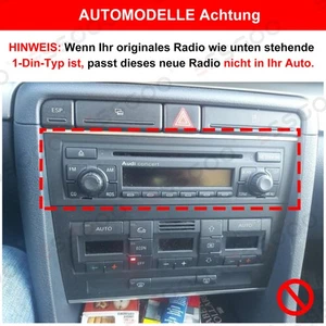 DAB+ KAM Für Audi A4 8E 8H B6 B7 2000-2009 Carplay 4+64G Android Autoradio GPS - Bild 1 von 18