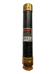Fusible eléctrico Bussmann FRS-R-10 10A negro nuevo - Imagen 1 de 1