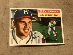 1956 Topps Ray Crone (White Back) #76 - Near Mint - Great Corners - No Creases - Picture 1 of 2