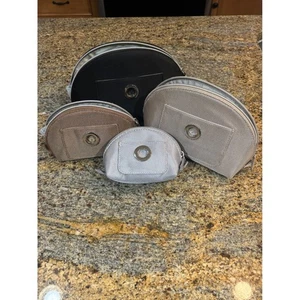 SR Squared by Sondra Roberts Cosmetic Bags Set 4 Nesting Travel Pouches - Picture 1 of 7