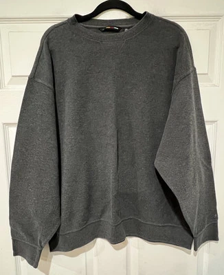 Greg Norman Golf Sz 2XL Gray Crewneck Sweatshirt Embroidered Shark L. Sleeve EUC - Image 1 of 4