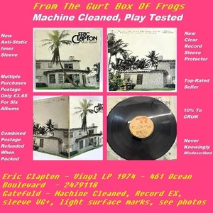 Eric Clapton - Vinyl LP 1974 - 461 Ocean Boulevard  - 2479118 - EX/VG+ - Picture 1 of 12