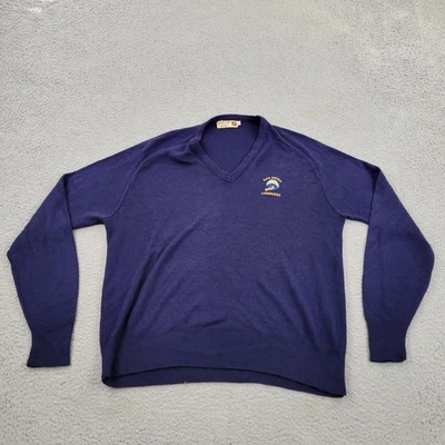 San Diego Chargers VTG Sweater Mens XL Logo 7 Inc V-Neck Embroidery USA Pullover - Image 1 of 4