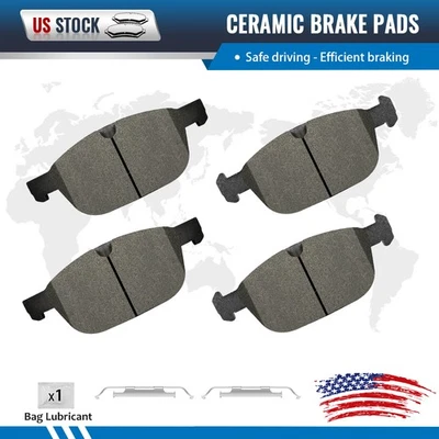 Pastillas de freno delanteras de cerámica con kit de herrajes para Volvo XC60 XC90 2003 2004-2015 Foto 1 de 4