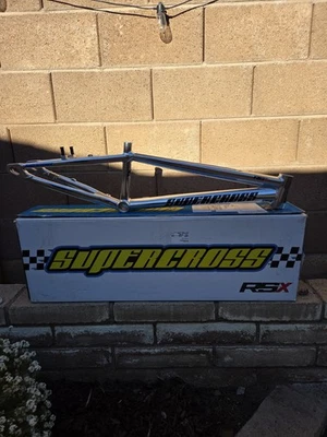 Cuadro de carreras Supercross BMX RSX PRO XXXL, construido, montado por la calle una vez, desmontado Foto 1 de 4
