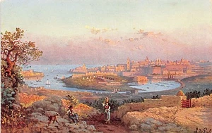 Malta - VALLETTA - General view of Quarantine Harbour - Publ. John Critien, Gale - Picture 1 of 2