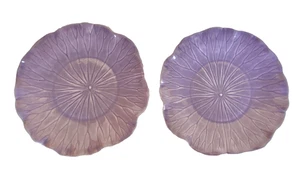 Pair of Vintage Purple Metlox Lotus Lilac Plates, 10-5/8 inches - Bild 1 von 13