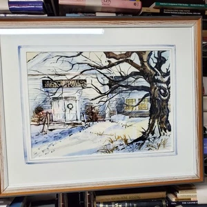 Richard Allen HEYER ORIGINAL AQUARELL LANDSCHAFTSGEMÄLDE - Bild 1 von 4