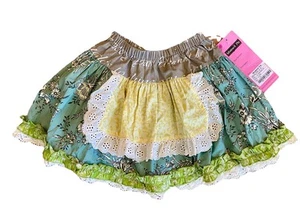 Mustard Pie Lydia Apron ruffle Skirt girls size 6 NWT - Picture 1 of 8