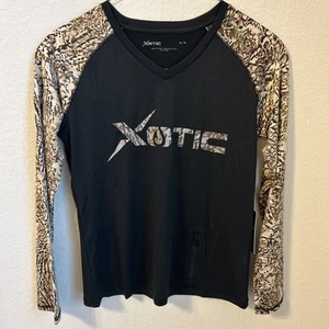 NWT XOTIC Women’s Sz M Back and Camo Hunting And Fishing Shirt - Picture 1 of 6