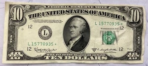 1950-D $10 Ten Dollars Federal Reserve *Star* Note - Picture 1 of 16