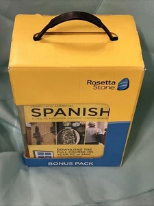 Rosetta Stone Barron's Bundle Spanish (Latin America) Bonus Pack w/Key Card - Picture 1 of 5