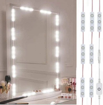 Hollywood Style LED Vanity Mirror Lights, 10ft Dimmable Touch Control Strip - Image 1 of 4