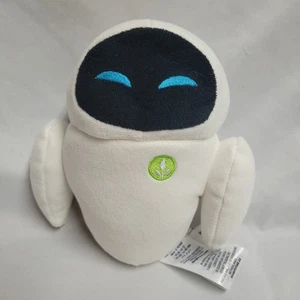 Disney Store Wall-E Swivel Head Eve Robot 7" Plush Bean Bag Stuffed Animal Toy - Picture 1 of 5