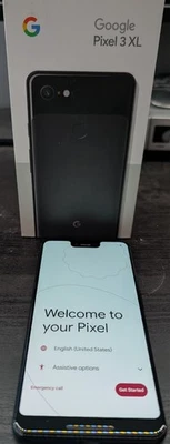 Google Pixel 3 XL 128 GB Solo Negro (Desbloqueado) Excelente Estado con Accesorios Foto 1 de 4