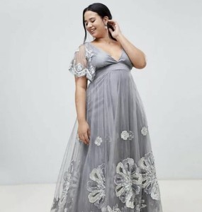 plus size silver sequin dress