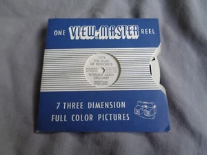 HARD TO FIND VIEWMASTER SINGLE REEL REF 1079 THE DUKE OF BEDFORD`S WOBURN ABBEY - Picture 1 of 3