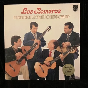 TELEMANN, BACH, SCARLATTI, LOEILLET Guitar Works - LOS ROMEROS - PHILIPS ST LP - Picture 1 of 4