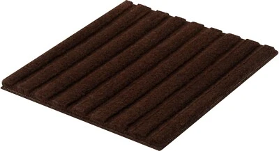 KLEINE WOLKE Bad Matte Vorleger Teppich CORD 100% Polyacryl nussbraun 60x60cm - Bild 1 von 2