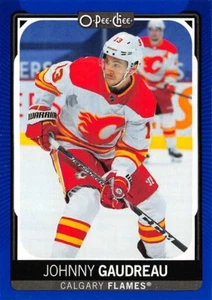 2021-22 O-Pee-Chee Blue #37 Johnny Gaudreau - Picture 1 of 2